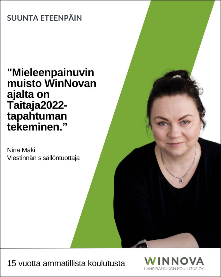 Helmikuun winnovalainen Nina Mäki.